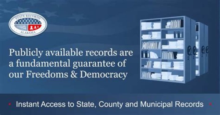 Are Alabama criminal records public?