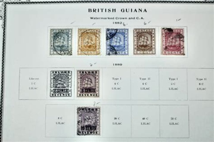 Are British Guiana stamps worth anything?