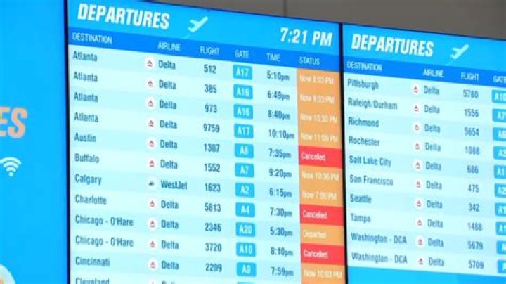 Are flights delayed at Logan Airport today?