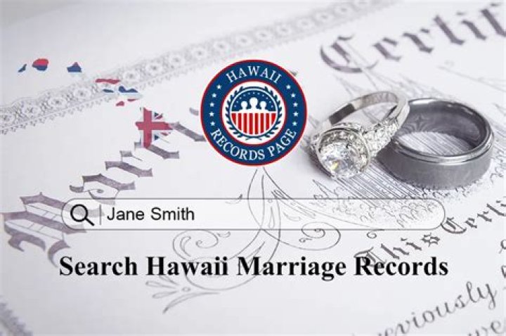 Are marriage records public in Hawaii?