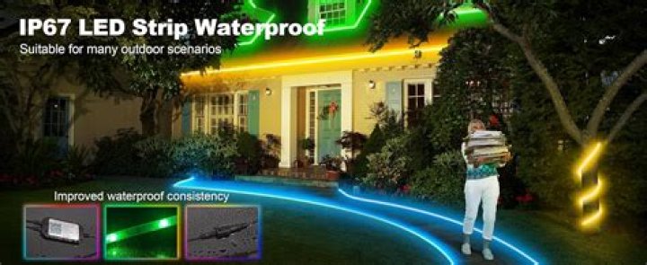 Are RGB LED strip lights waterproof?