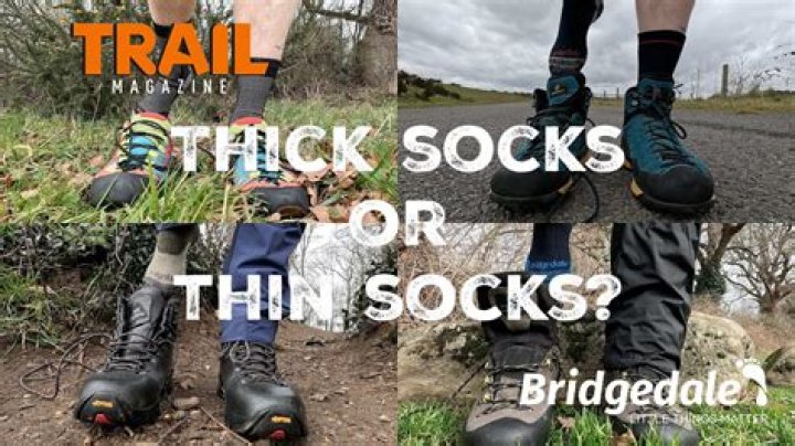 Are thin socks good for hiking?