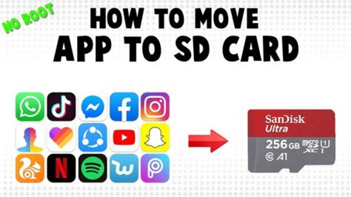 Can applications be stored on SD card?