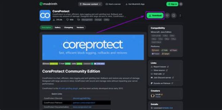 Can CoreProtect rollback commands?