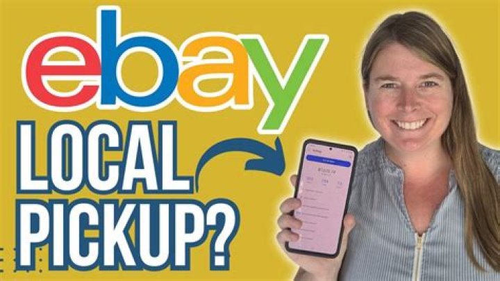 Can eBay be pickup only?