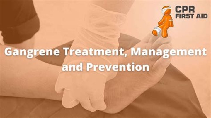 Can gangrene be cured without amputation?