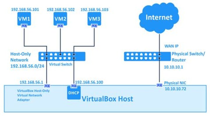Can host only VM connect to Internet?
