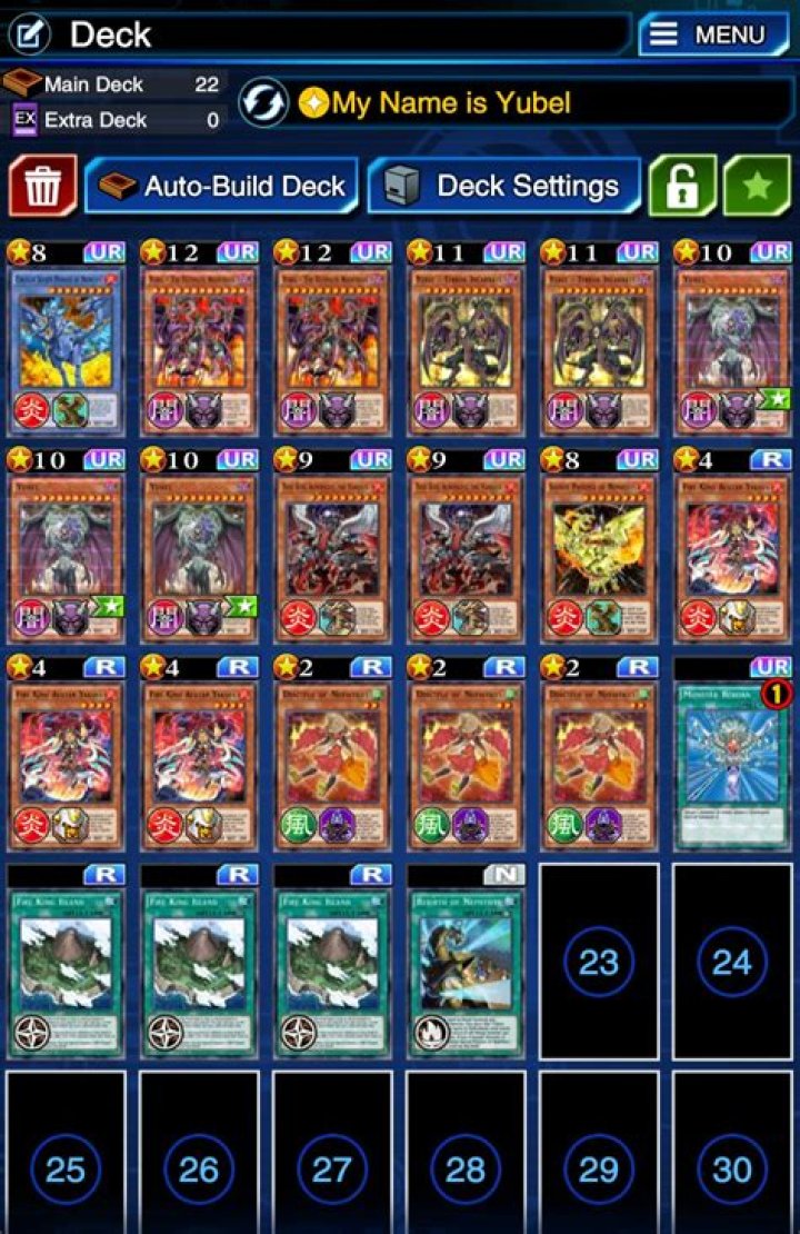 Can I build my own deck in duel links?