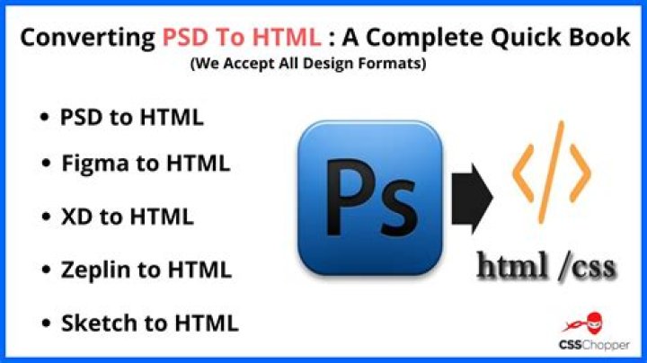 Can I convert PSD to HTML?