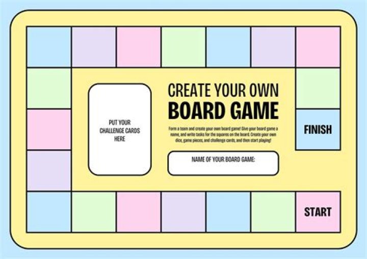 Can I create my own board game?