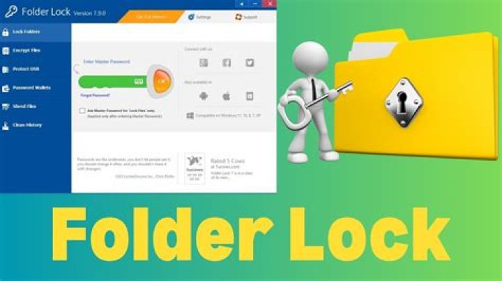 Can I lock a folder with a password?