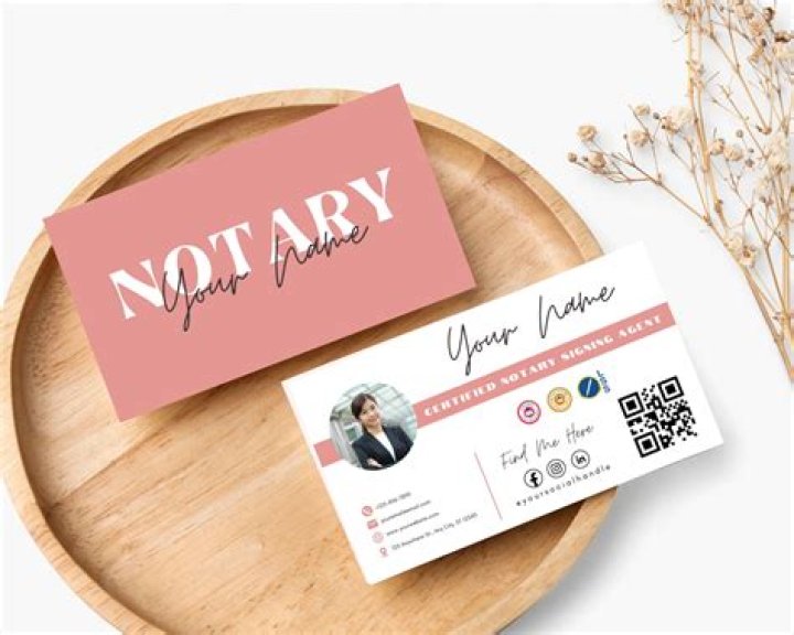 Can I put Notary Public on my business card?
