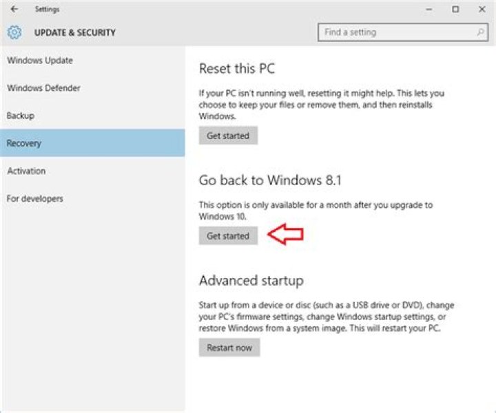 Can I revert back to Windows 8 from Windows 10?