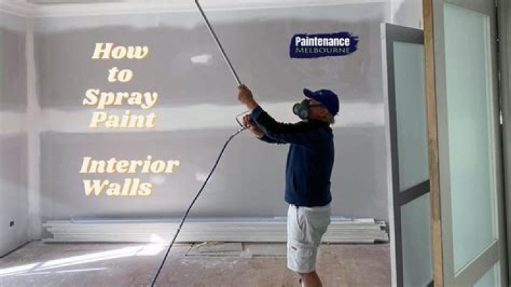Can I spray paint walls?