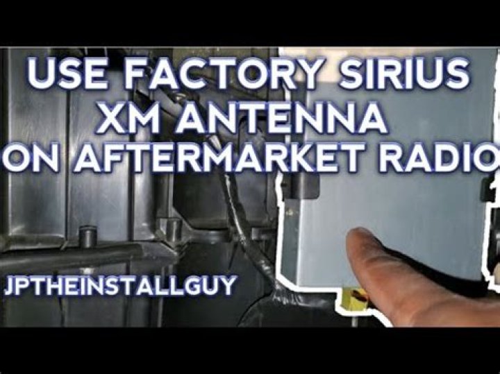 Can I use my factory Sirius antenna with aftermarket receiver?