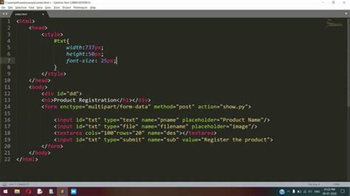 Can I write HTML in python?