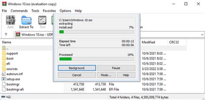 Can WinRAR extract ISO file?