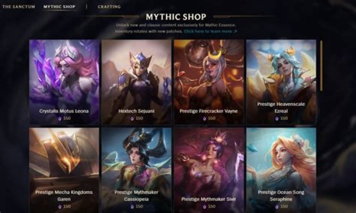 Can you buy old league Skins?