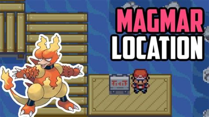 Can you catch magmar in Pokemon Red?