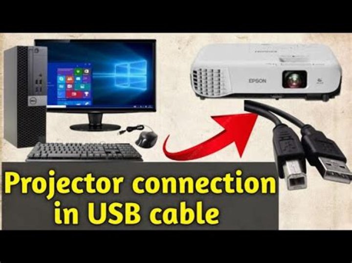 Can you connect a projector via USB?