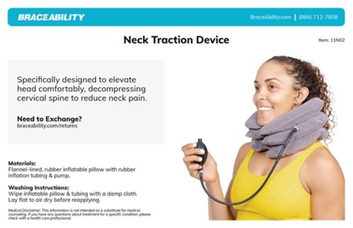 Can you do neck traction on yourself?