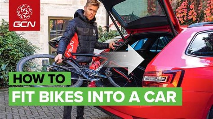 Can you fit a bike in a BMW?