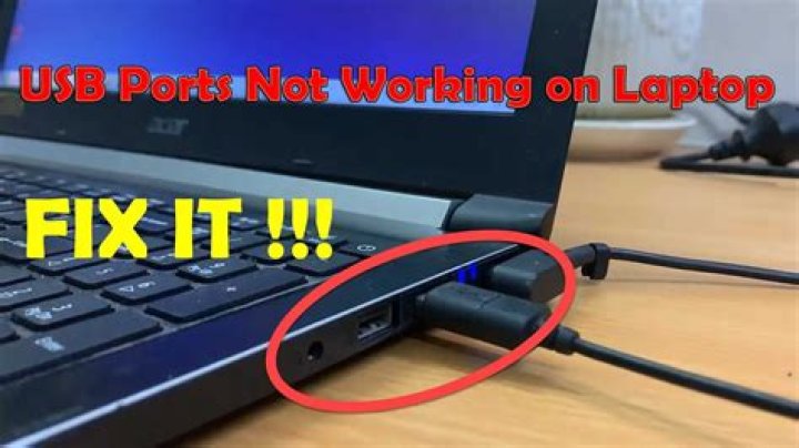 Can you fix a broken USB port on a laptop?