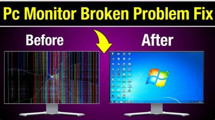 Can you fix broken monitors?