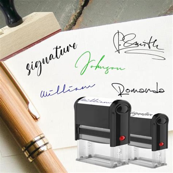 Can you get a signature stamp for checks?