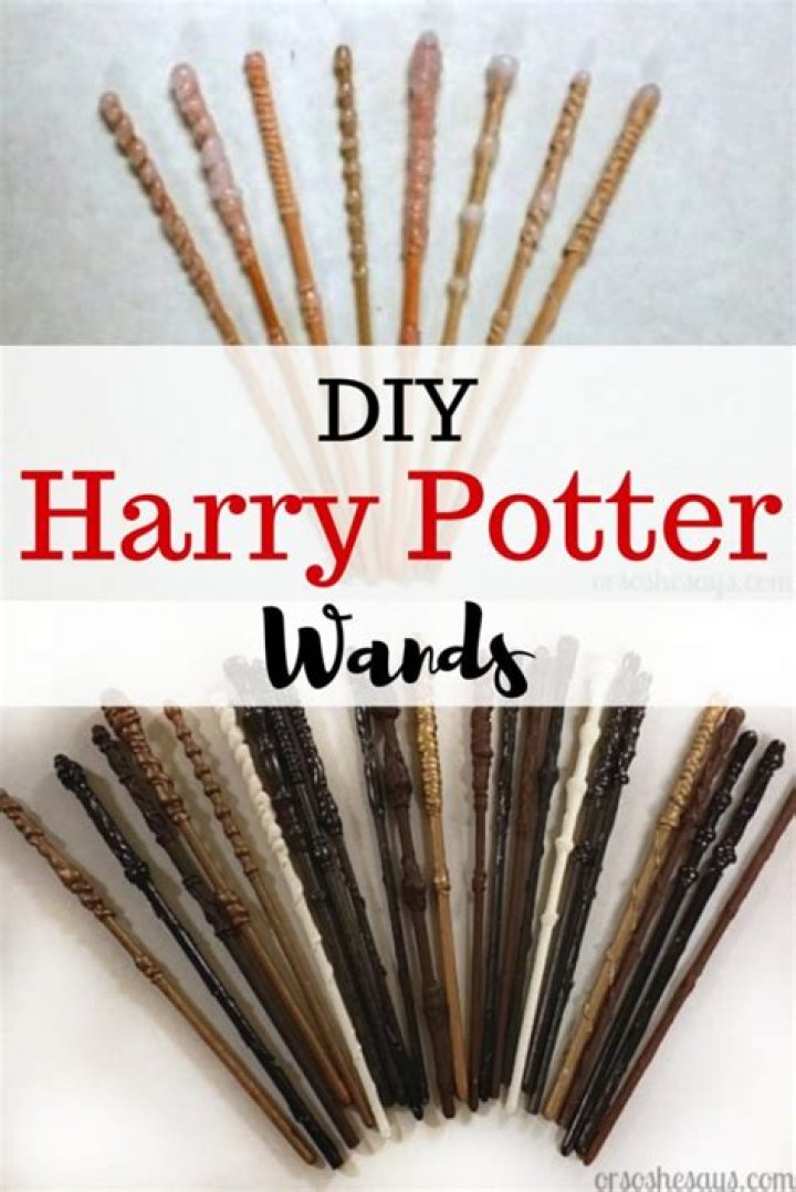 Can you make your own Harry Potter wand?
