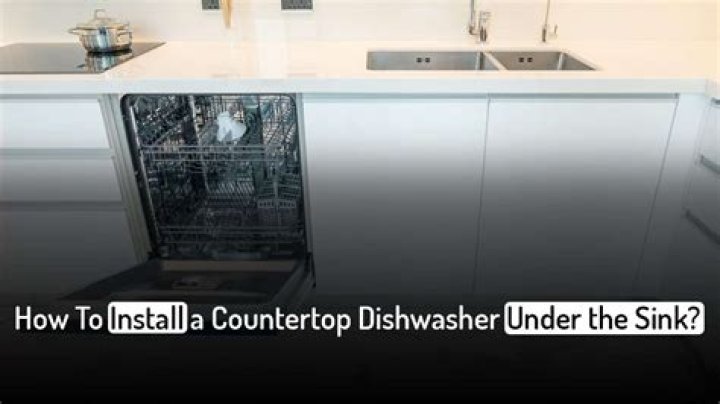 Can you permanently connect a countertop dishwasher?