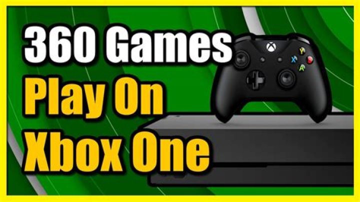 Can you play Xbox One games on Xbox 360?
