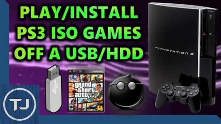 Can you put a ps3 game on a USB?