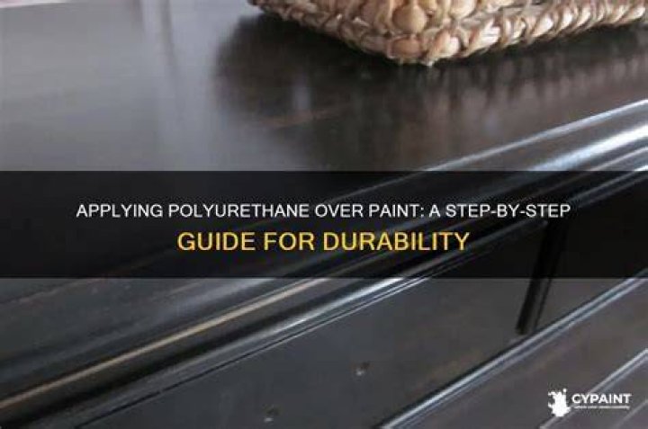 Can you put polyurethane over painted countertops?