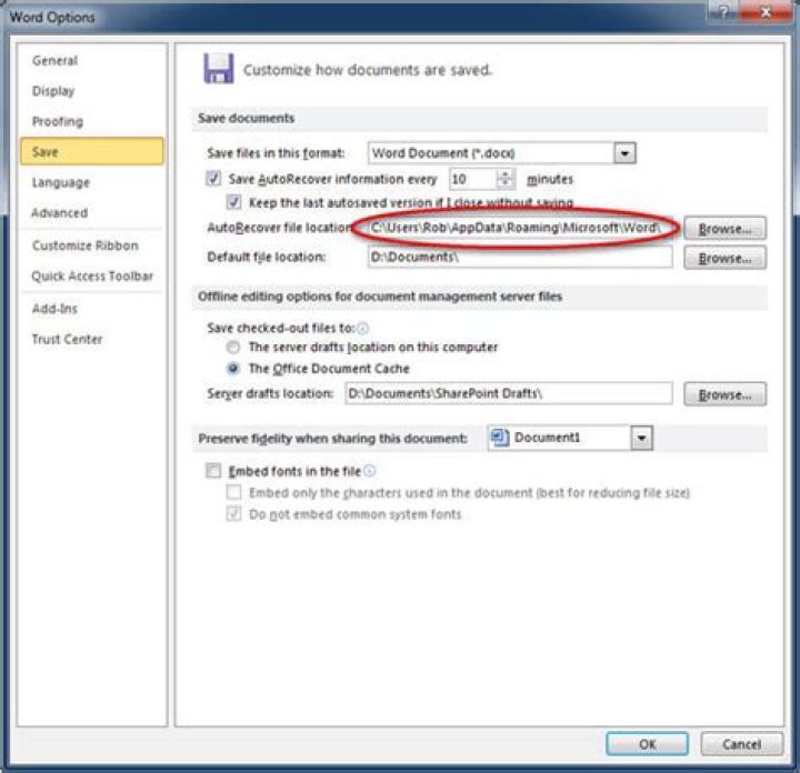 Can you recover unsaved Word documents 2007?