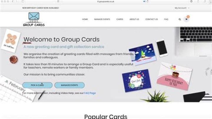 Can you send an ecard from a group?