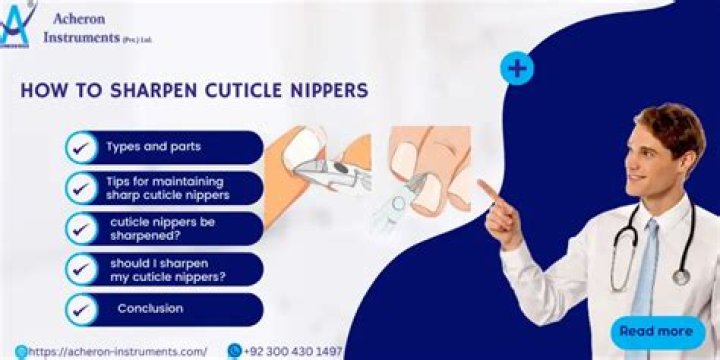 Can you sharpen cuticle nippers?