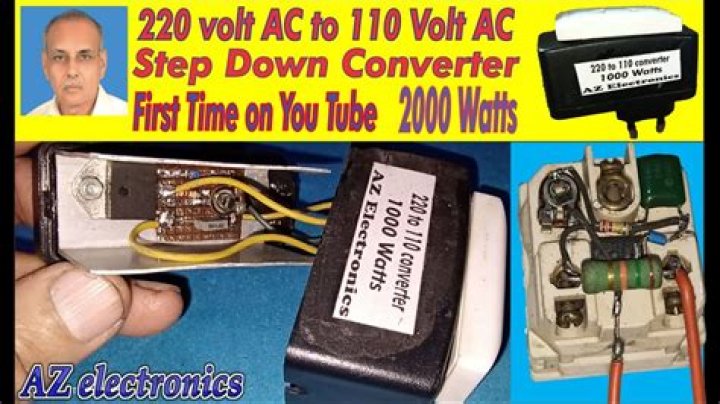Can you step down a 220V to 110V without?