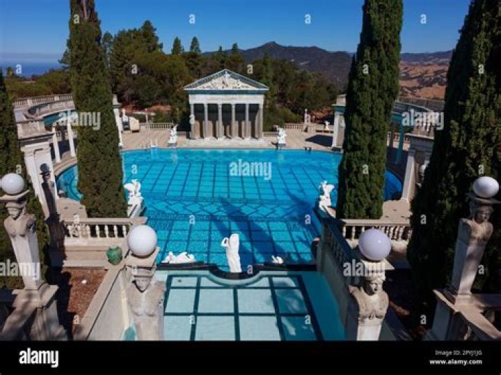 Can you swim in the Neptune Pool at Hearst Castle?