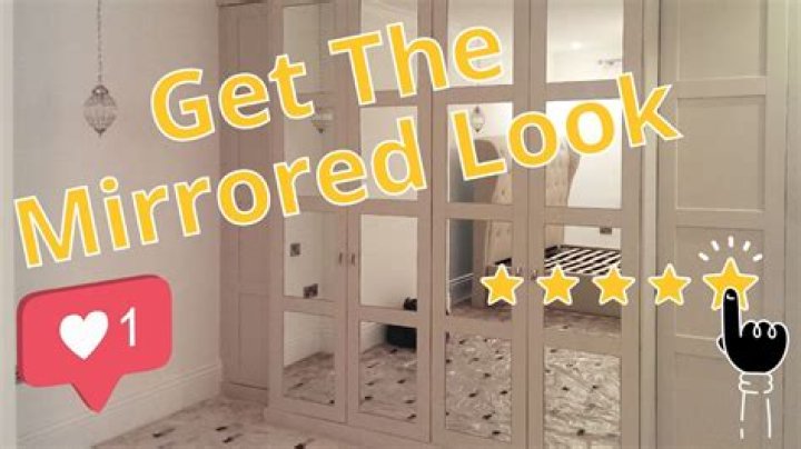 Can you take mirrors off closet doors?