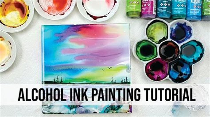 Can you use alcohol ink on tile?