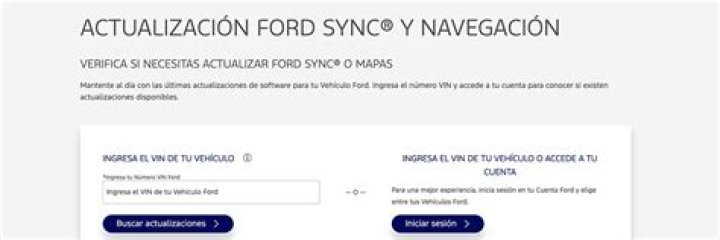 Como actualizar SYNC de Ford?