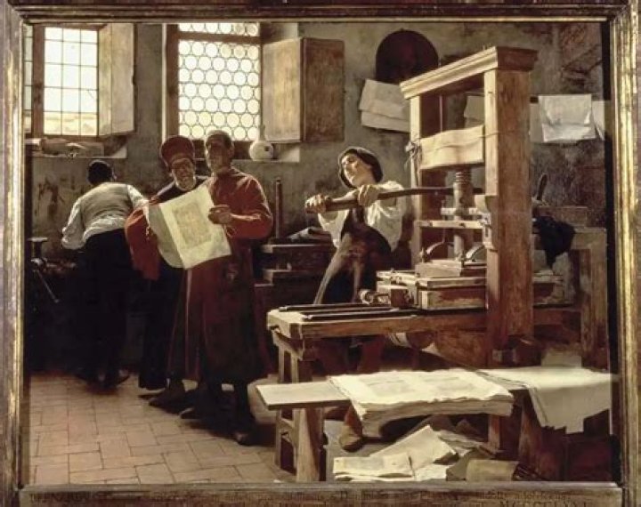 Cual es el origen de la imprenta de Gutenberg?