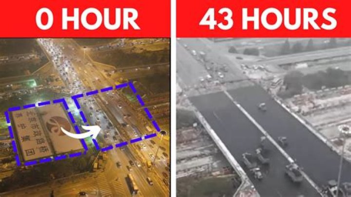 Did China build a bridge in 43 hours?