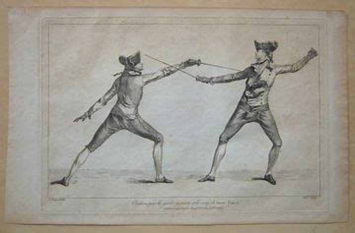 Did modern fencing originate in the 18th century?