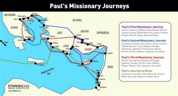 Did Paul go to Corinth on his first missionary journey?
