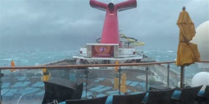 Do cruise ships ever get caught in storms?