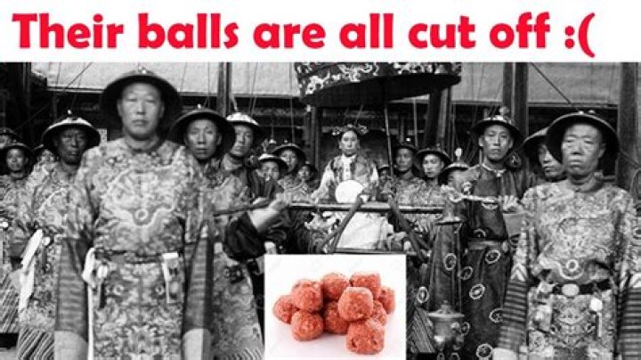 Do eunuchs lose their balls?
