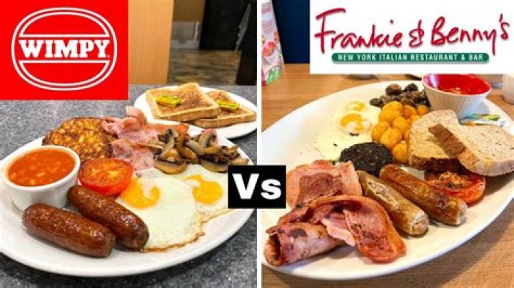 Do Frankie and Bennys do breakfast?