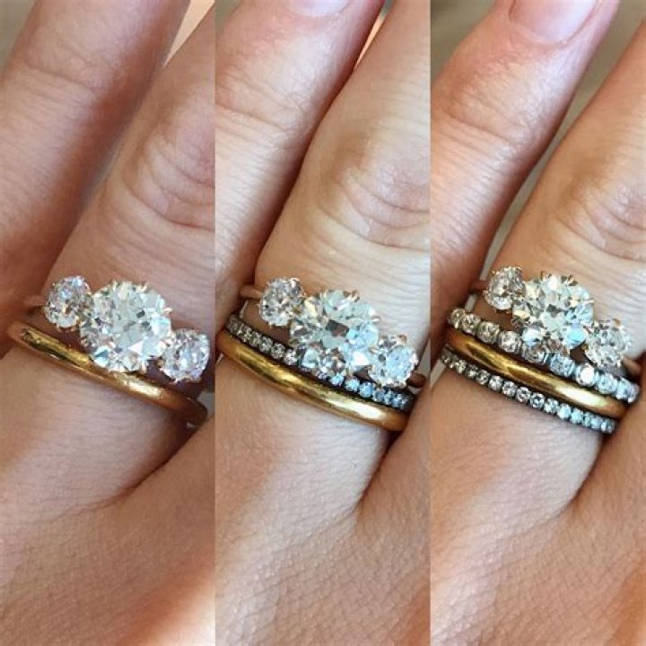Do I wear my wedding band on top of my engagement ring?